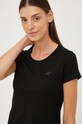 4F t-shirt czarny H4Z22.TSD350
