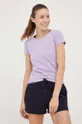 vijolična Kratka majica 4F Ženski