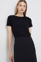 United Colors of Benetton t-shirt 3ZQM3M857.100 czarny AW22