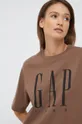 hnedá Bavlnené tričko GAP