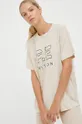 beżowy P.E Nation t-shirt bawełniany