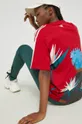 adidas Originals pamut póló X Thebe Magugu piros