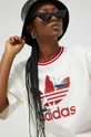 Βαμβακερό μπλουζάκι adidas Originals X Thebe Magugu Γυναικεία