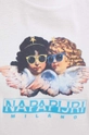 Бавовняна футболка Napapijri X Fiorucci Жіночий