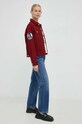 Wrangler t-shirt bawełniany x Leon Bridges W7NAGFC11 beżowy AW22