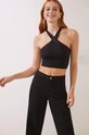 Women'secret top party seamless czarny 5104036