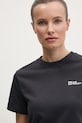 Jack Wolfskin t-shirt bawełniany granatowy 1808352