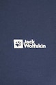 Бавовняна футболка Jack Wolfskin 1808352 темно-синій