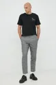 Bavlnené tričko Karl Lagerfeld Karl Lagerfeld X Cara Delevingne čierna