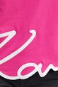 Bavlněné tričko Karl Lagerfeld 226W1703 růžová
