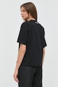 Odzież Karl Lagerfeld t-shirt bawełniany 226W1703 czarny