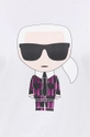 Хлопковая футболка Karl Lagerfeld Женский