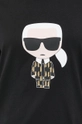 Βαμβακερό μπλουζάκι Karl Lagerfeld Γυναικεία