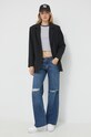 Tričko Abercrombie & Fitch KI139.2630.104 biela AW22