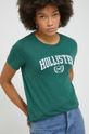 Hollister Co. t-shirt ciemny zielony