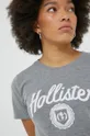 Μπλουζάκι Hollister Co. γκρί