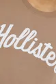 καφέ Βαμβακερό μπλουζάκι Hollister Co.