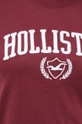 bordowy Hollister Co. t-shirt