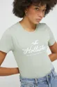 Μπλουζάκι Hollister Co. πράσινο