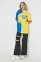 Хлопковая футболка Karl Kani жёлтый