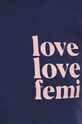 Femi Stories tricou din bumbac Manuel MANUEL.NVY bleumarin