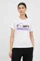 biały Marmot t-shirt bawełniany