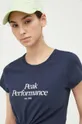 blu navy Peak Performance t-shirt in cotone