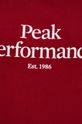 kaštanová Bavlněné tričko Peak Performance