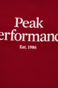 burgundské Bavlnené tričko Peak Performance