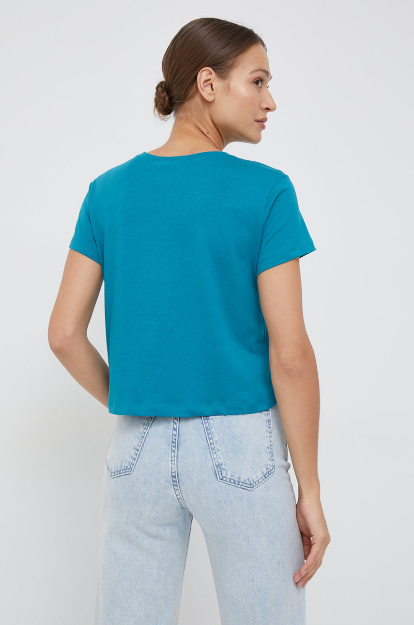 Sisley t-shirt bawełniany 100 % Bawełna
