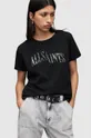 μαύρο Βαμβακερό μπλουζάκι AllSaints Γυναικεία