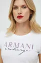 λευκό Μπλουζάκι Armani Exchange
