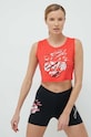 Tréninkový top LaBellaMafia Hardcore potisk červená LB.26100