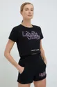 μαύρο Βαμβακερό μπλουζάκι LaBellaMafia Γυναικεία