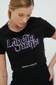 LaBellaMafia t-shirt bawełniany czarny LB.26228