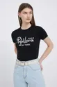černá Bavlněné tričko Polo Ralph Lauren