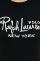 Bavlněné tričko Polo Ralph Lauren 211882313001 černá