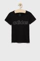 negru adidas tricou de bumbac pentru copii GN4042 De fete