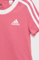 Otroški bombažen t-shirt adidas Performance  100% Bombaž