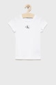 Calvin Klein Jeans t-shirt bawełniany dziecięcy IG0IG01470.9BYY nadruk biały IG0IG01470.9BYY