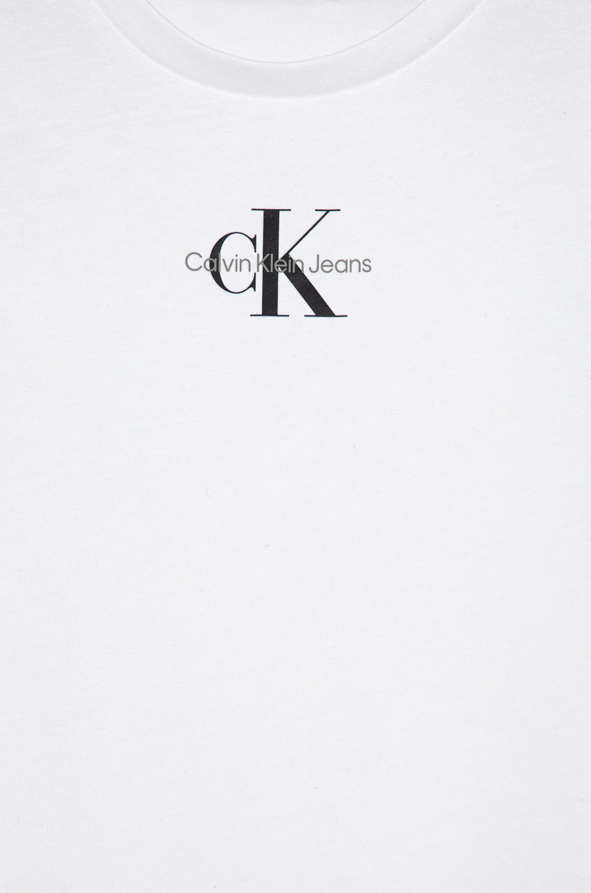 Dětské bavlněné tričko Calvin Klein Jeans  100% Bavlna