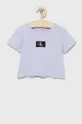vijolična Otroški t-shirt Calvin Klein Jeans Dekliški
