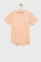 помаранчевий Дитяча футболка Guess Для дівчаток