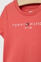 DÍVKA Dětské bavlněné tričko Tommy Hilfiger KG0KG05242.9BYY růžová
