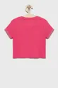 Παιδικό μπλουζάκι Tommy Hilfiger μωβ