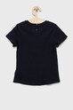 Tommy Hilfiger t-shirt bawełniany dziecięcy KG0KG06821.9BYY granatowy AW22