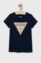 Detské tričko Guess s elastanom tmavomodrá J2YI51.K6YW1