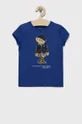 Polo Ralph Lauren t-shirt bawełniany dziecięcy niebieski