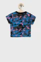 Дитяча бавовняна футболка adidas Originals барвистий