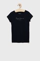 Dječja majica kratkih rukava Pepe Jeans print mornarsko plava PG502924.594